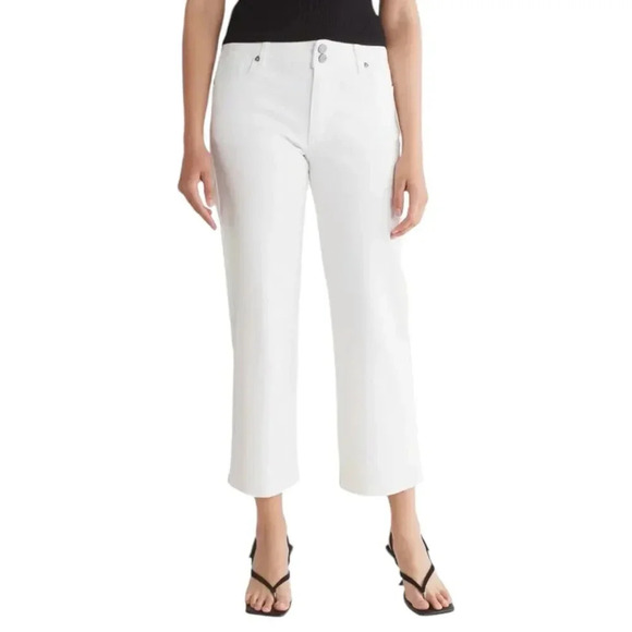 Kut from the Kloth White Lucy High Waist Wide Leg Jeans 18W - Picture 1 of 6